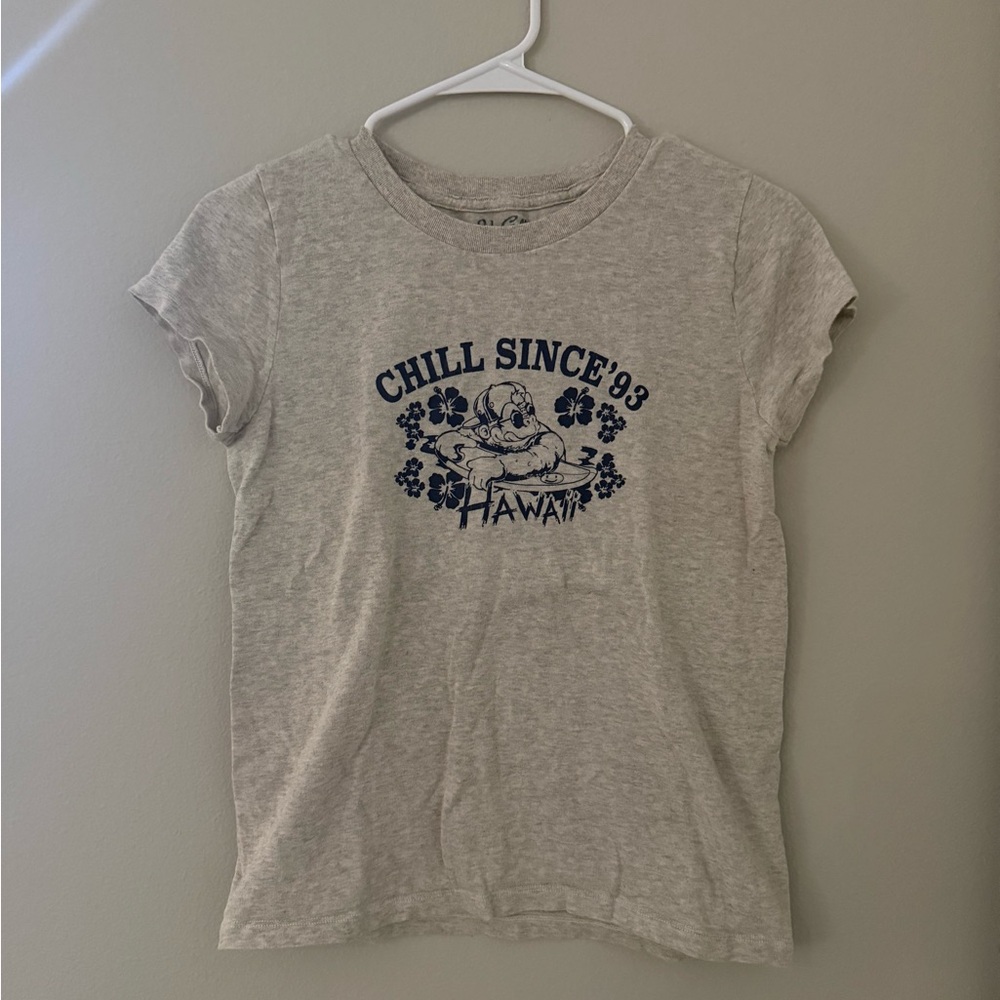 Light gray brandy melville tee